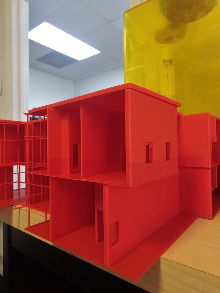 3D printed architectural model for UNM students.